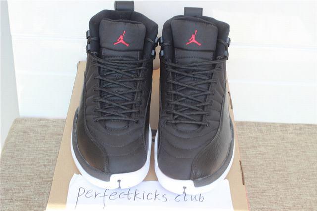 Authentic Air Jordan 12 “Black Nylon” Waterproof From PK